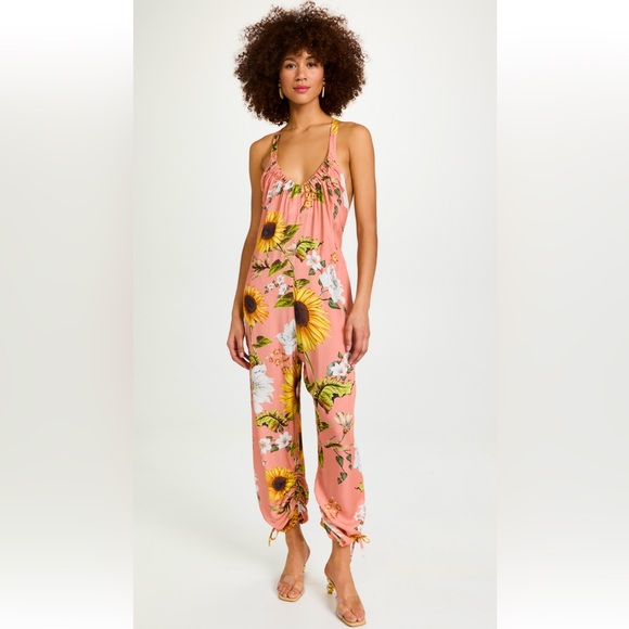 Aqua Bendita Pants - NWT - Aqua Bendita Sunshower Jumpsuit - Size Large